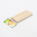 Food Grade Biodegradable drink bamboo /wood Coffee Stirrer Stick Flat end